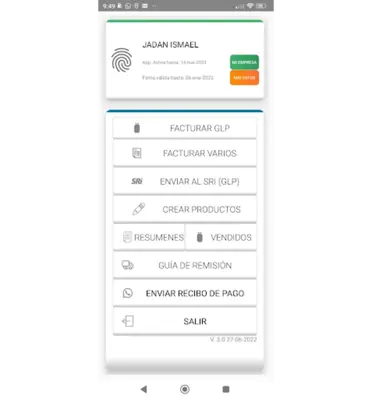 Facturación Electrónica android App screenshot 3
